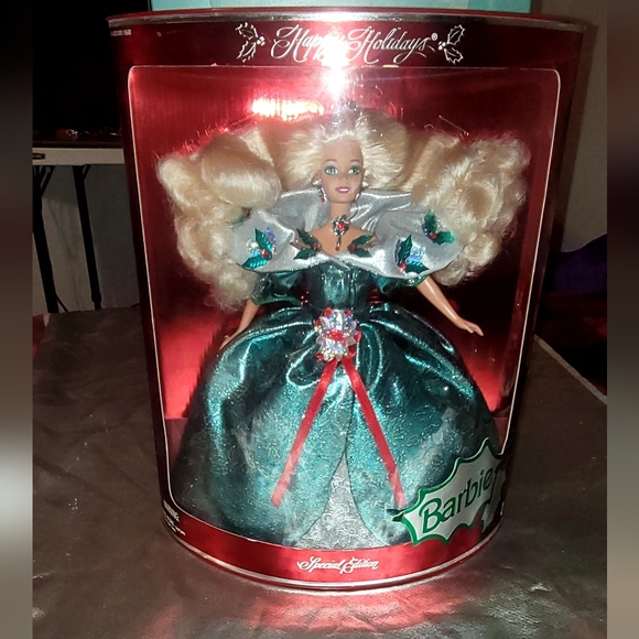 Barbie Other - 1995 Happy Holidays Special Edition Barbie doll by Mattel. NRFB.